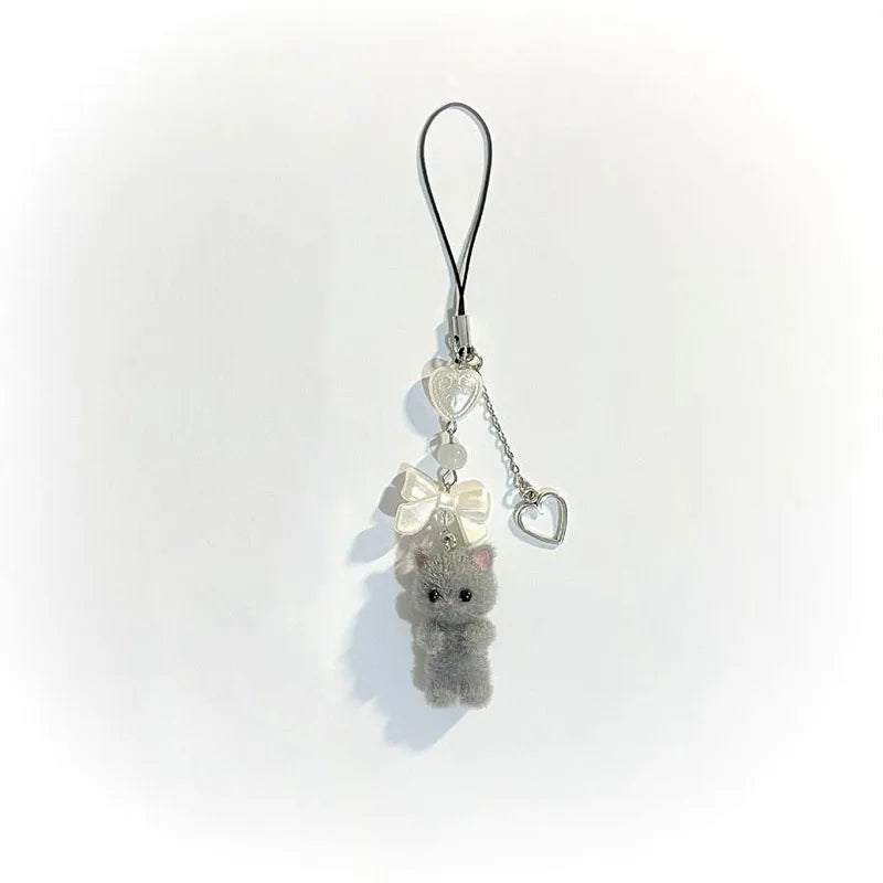 Furry Kitten Keychain and Phone Charm