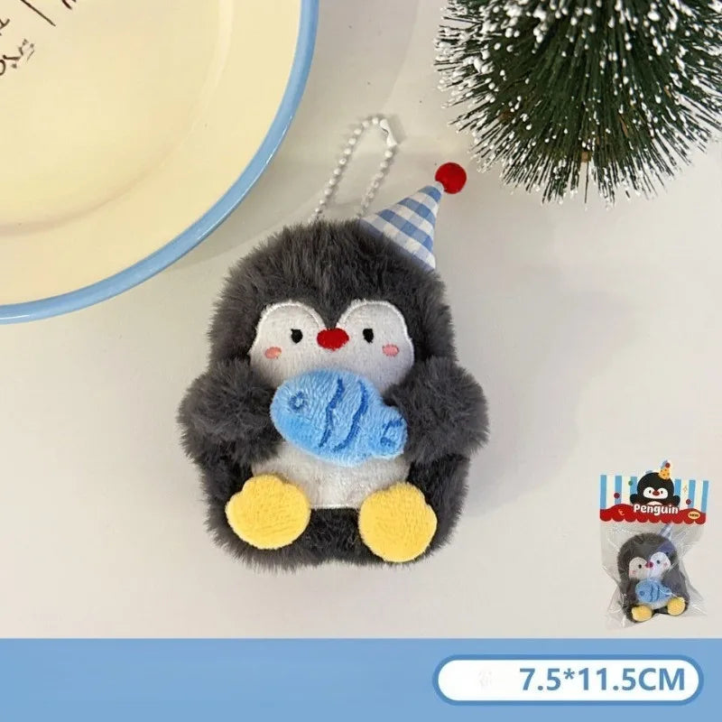 Plush Penguin Keychain and Bag Charm