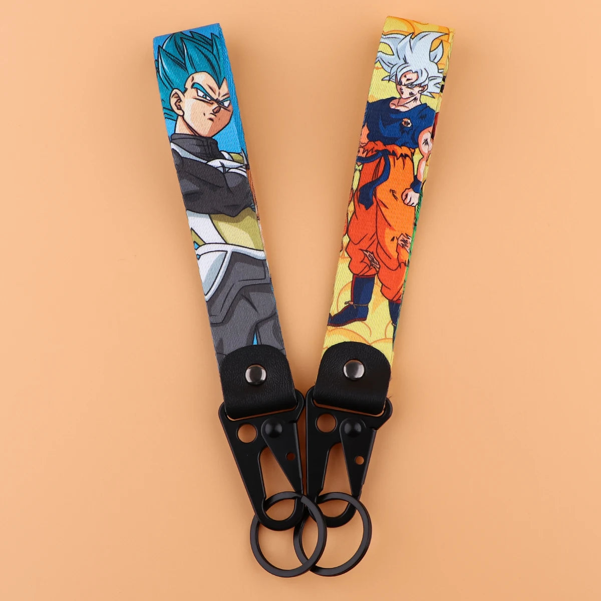 Double-Sided Anime Wrist Strap Keychain