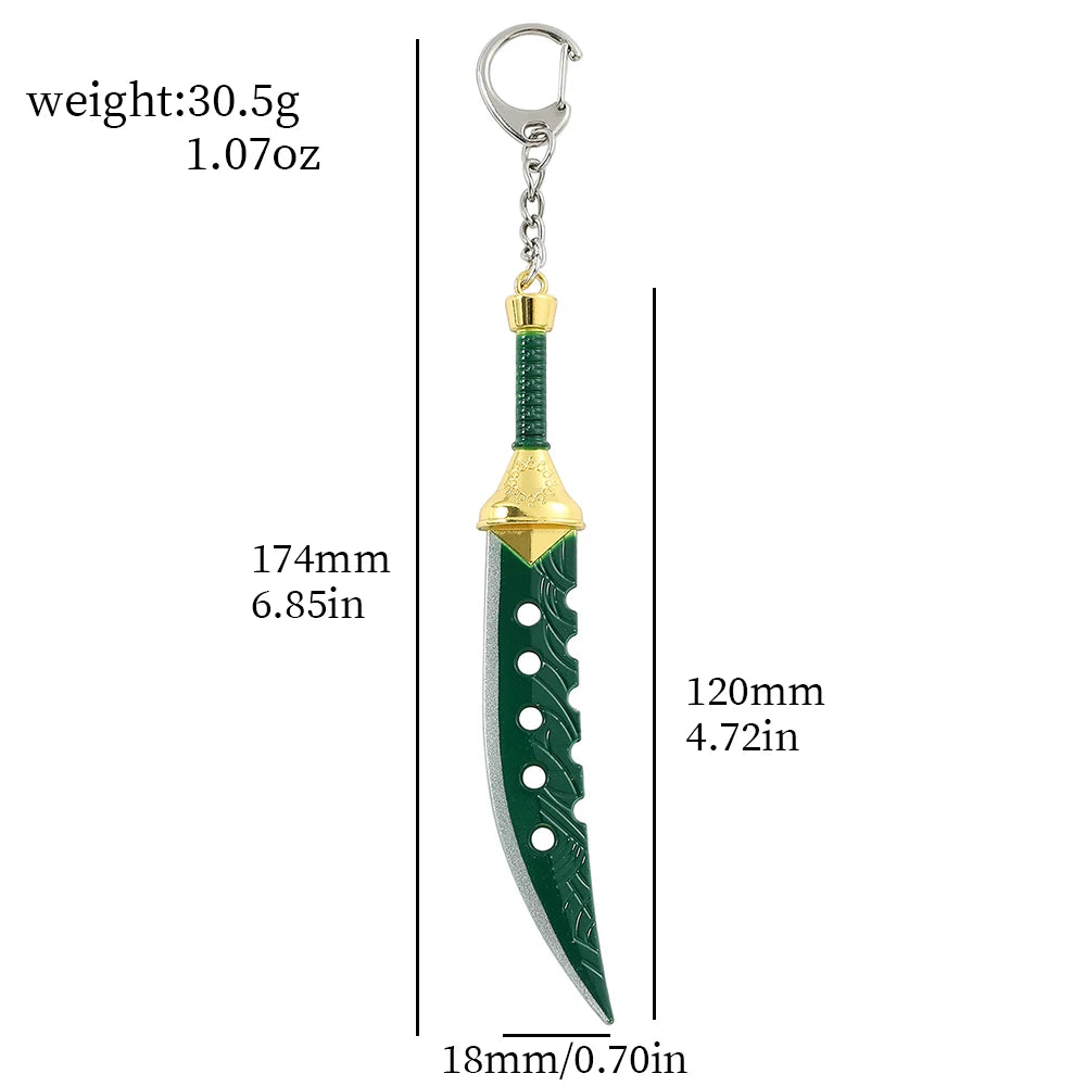 Japanese Anime Character Metal Keychain Fashion Creative Key Holder for Car And Backpack - Unique Gift Idea