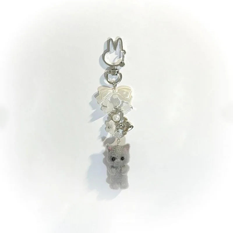 Furry Kitten Keychain and Phone Charm