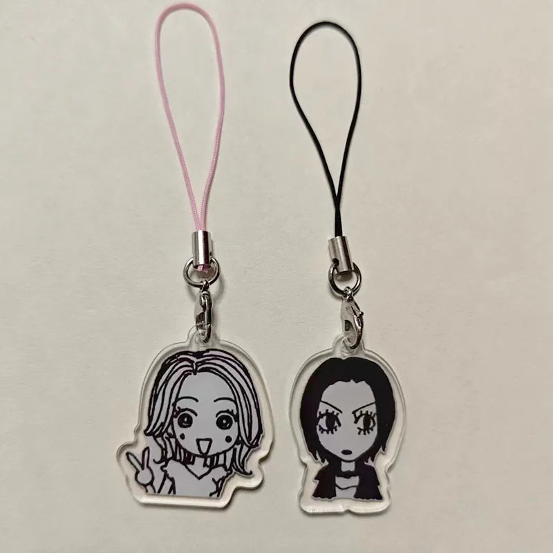 NANA Anime Charm Keychain with Lobster Clasp