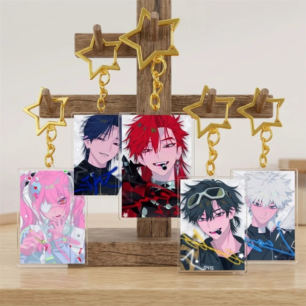 Link Click Acrylic Keychain with Lobster Clasp