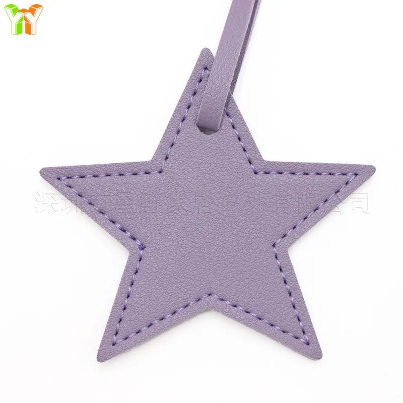 Bag charm bag accessories star shape personalized keychain charm