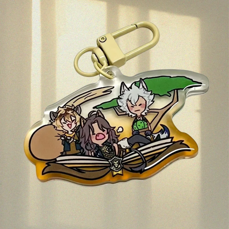 College Acrylic Keychain with Lobster Clasp