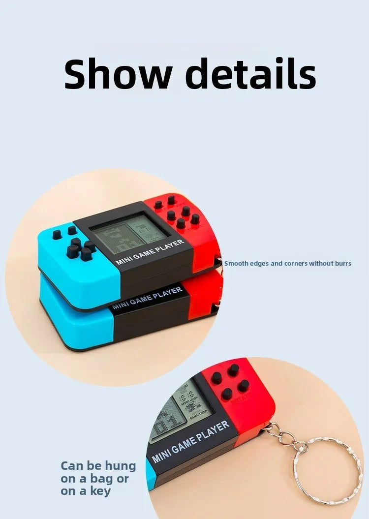 LENNIK Mini Retro Game Console Keychain
