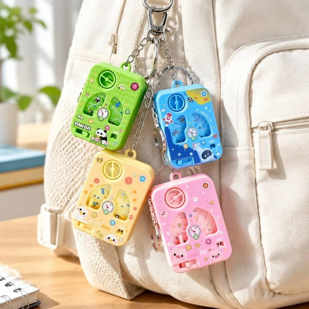 Game Console Keychain with Buckle Clasp