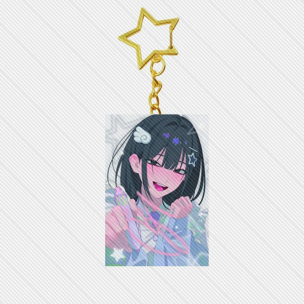 Link Click Acrylic Keychain with Lobster Clasp