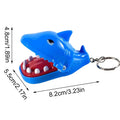 Animal Keychains Crocodile Dentist Game Keyring Funny Bag Charm Purse Wallet Phone Pendant for Car Travel Handbag Decoration