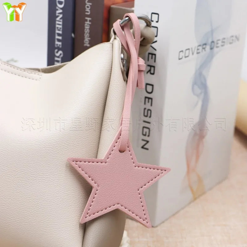 Bag charm bag accessories star shape personalized keychain charm