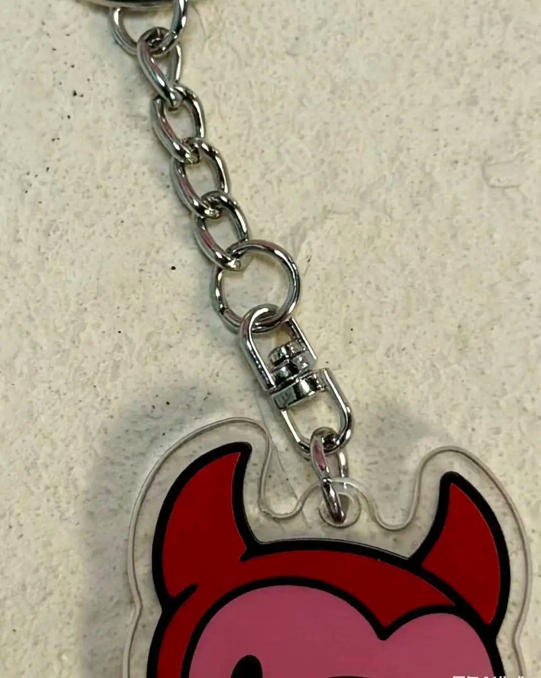 Cute Acrylic Keychain, Cartoon Character Bag Charm, Kawaii Pendant for Keys & Bags, Daily Decor Accessory