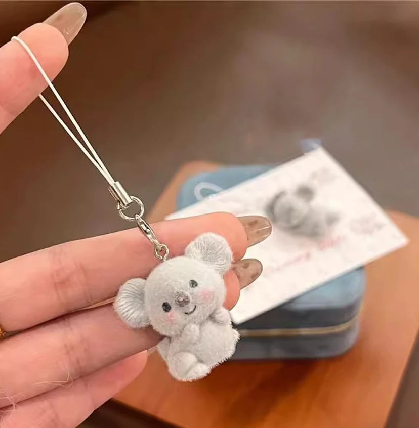 Miniature Resin Koala Keychain