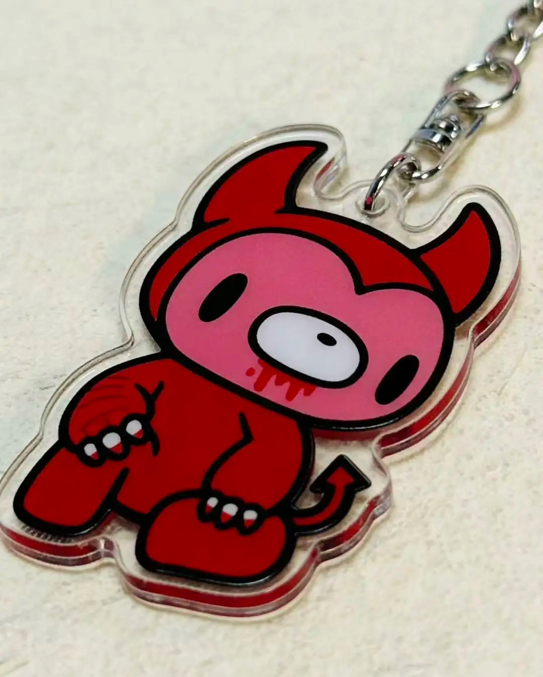 Cute Acrylic Keychain, Cartoon Character Bag Charm, Kawaii Pendant for Keys & Bags, Daily Decor Accessory