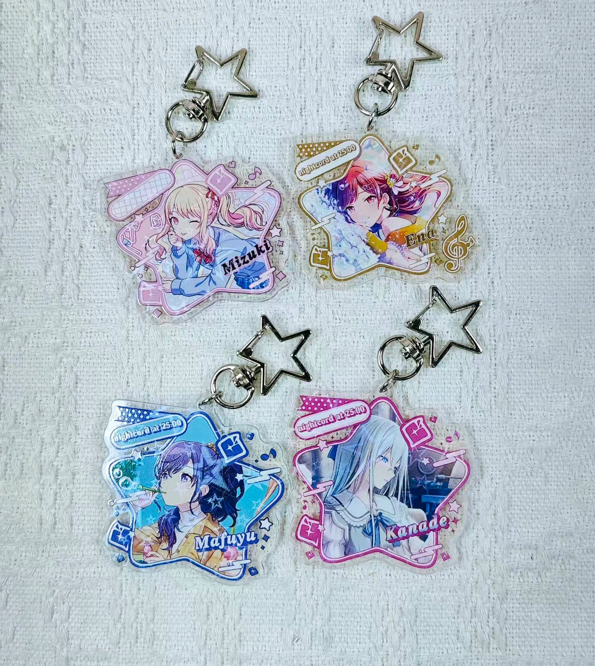 Academy Anime Acrylic Bag and Key Charm