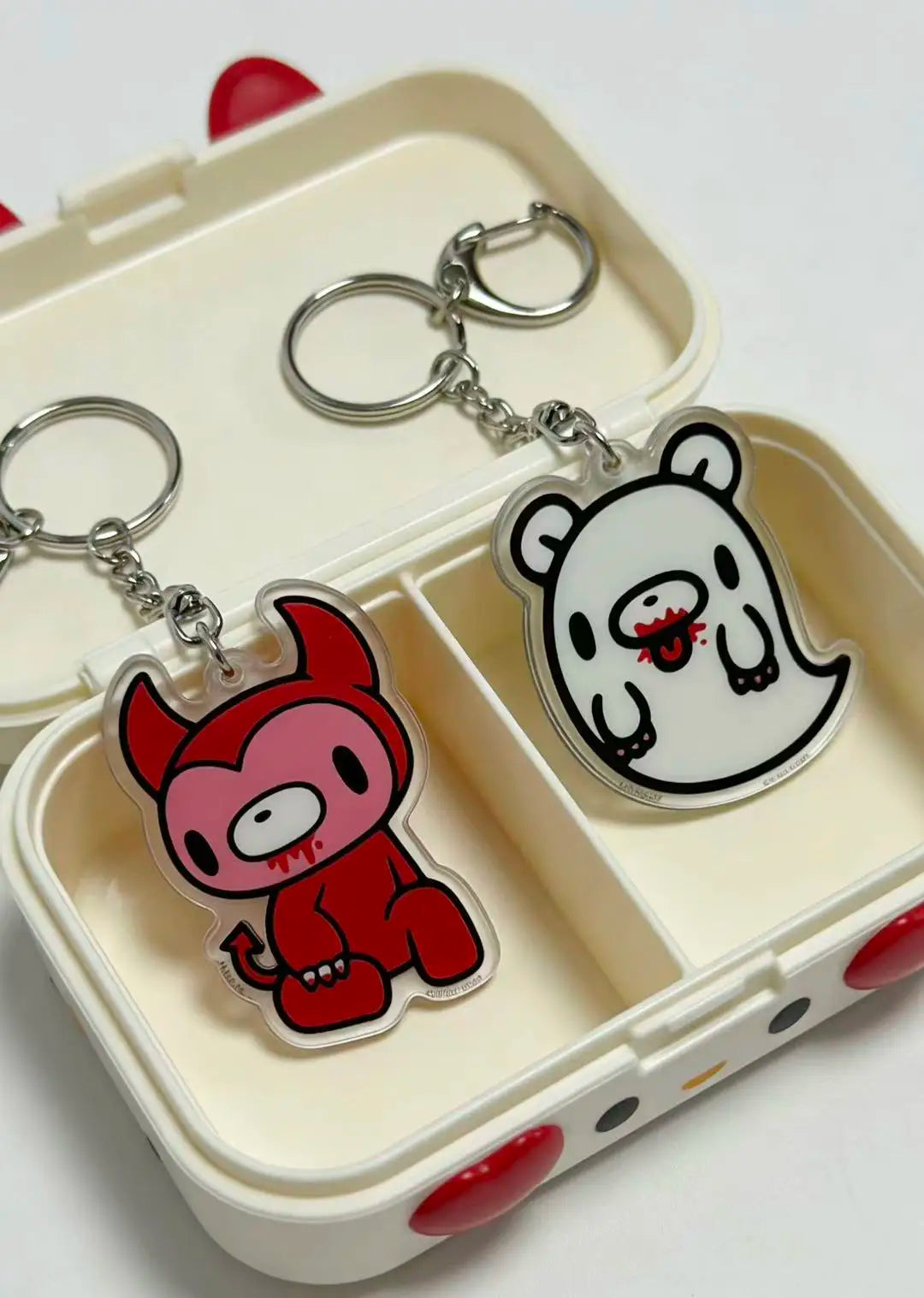 Cute Acrylic Keychain, Cartoon Character Bag Charm, Kawaii Pendant for Keys & Bags, Daily Decor Accessory