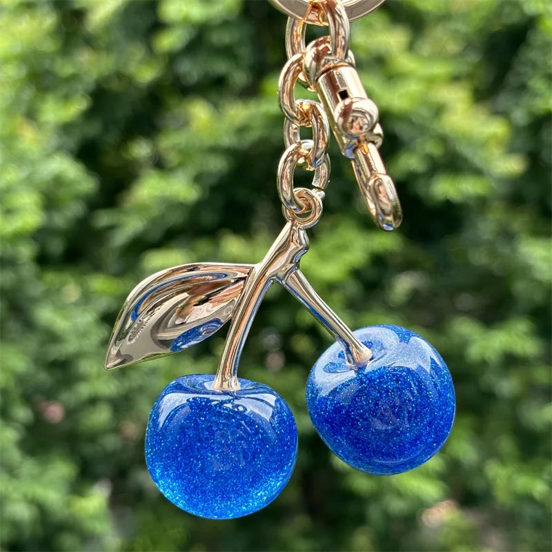 Resin Fruit Bag Charm and Keychain