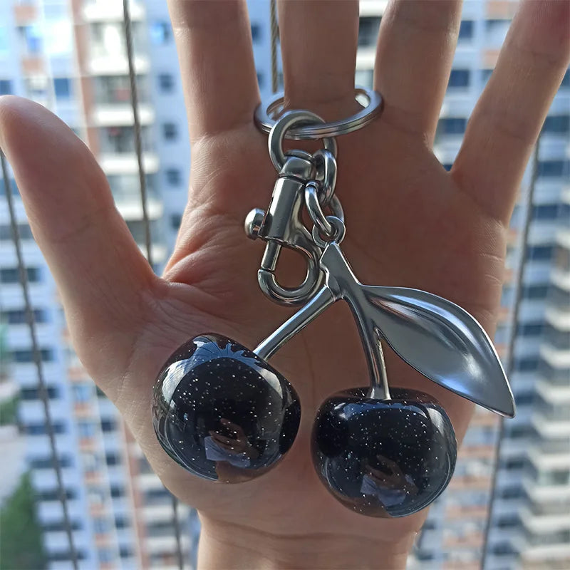 Resin Fruit Bag Charm and Keychain