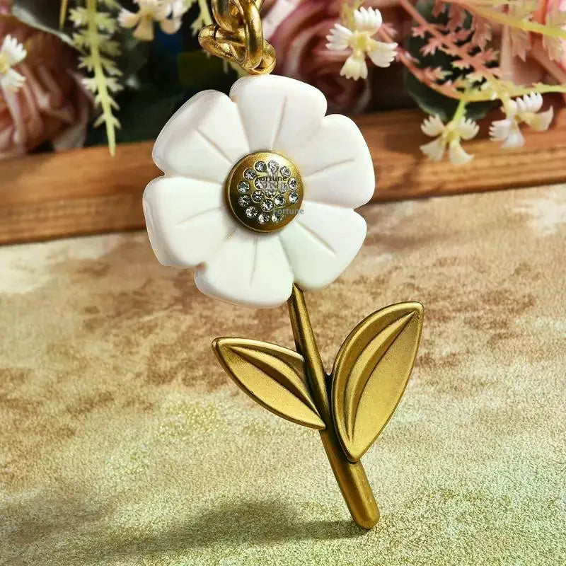 Floral Charm Keychain and Bag Pendant