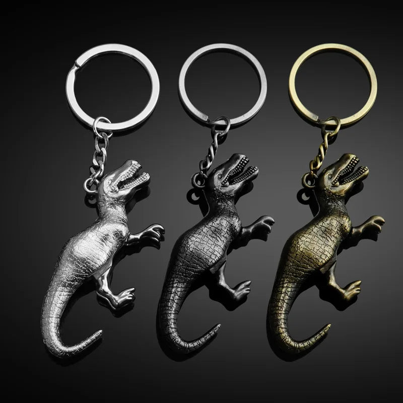 Dinosaur Keychain in Zinc Alloy