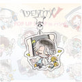 Identity V Keychain, Double Sided Printed Acrylic Proportional Character Pendant, Game Character Keyring Backpack Charm Fan Gift