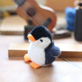 Plush Penguin Keychain with Split Ring