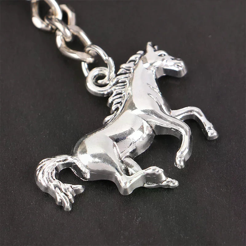 Vintage Horse Pendant Keychain