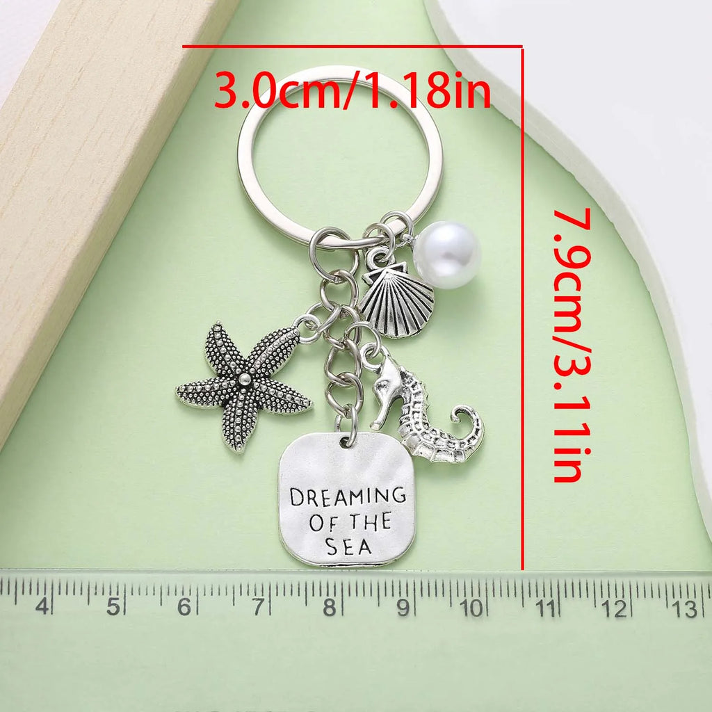 Marine Life Charm Keychain
