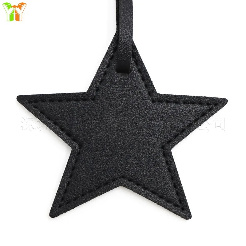 Bag charm bag accessories star shape personalized keychain charm