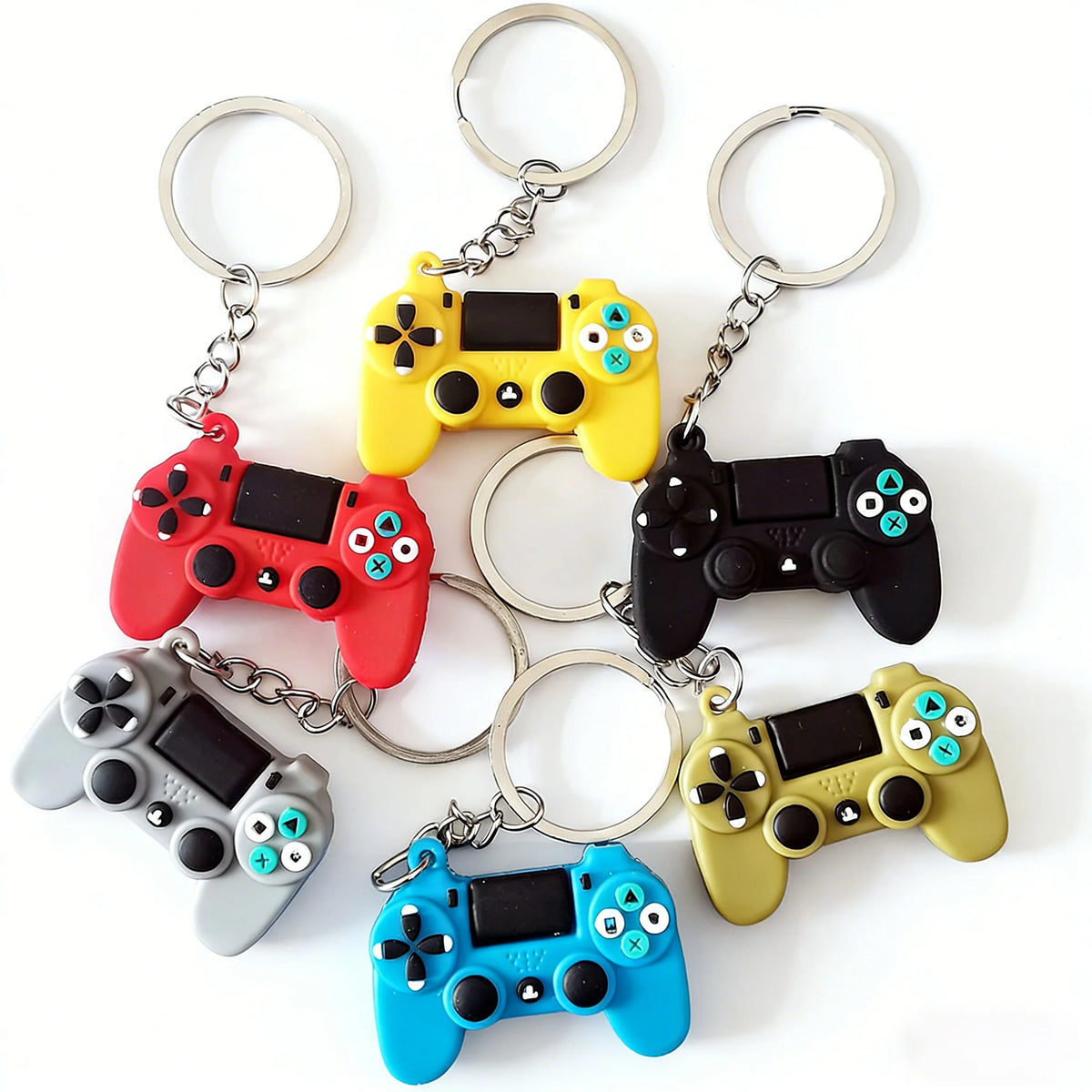 Game Controller Keychain in Flexible Silicone