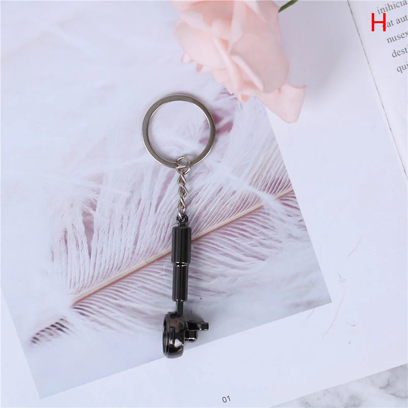 Coffee Handle Charm Keychain