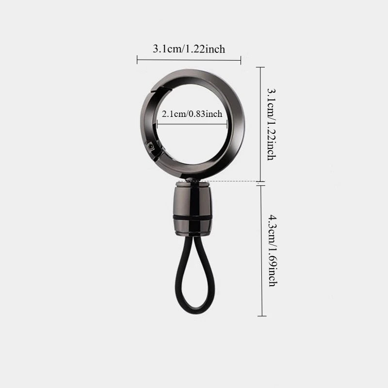 Minimalist Zinc Alloy Keychain