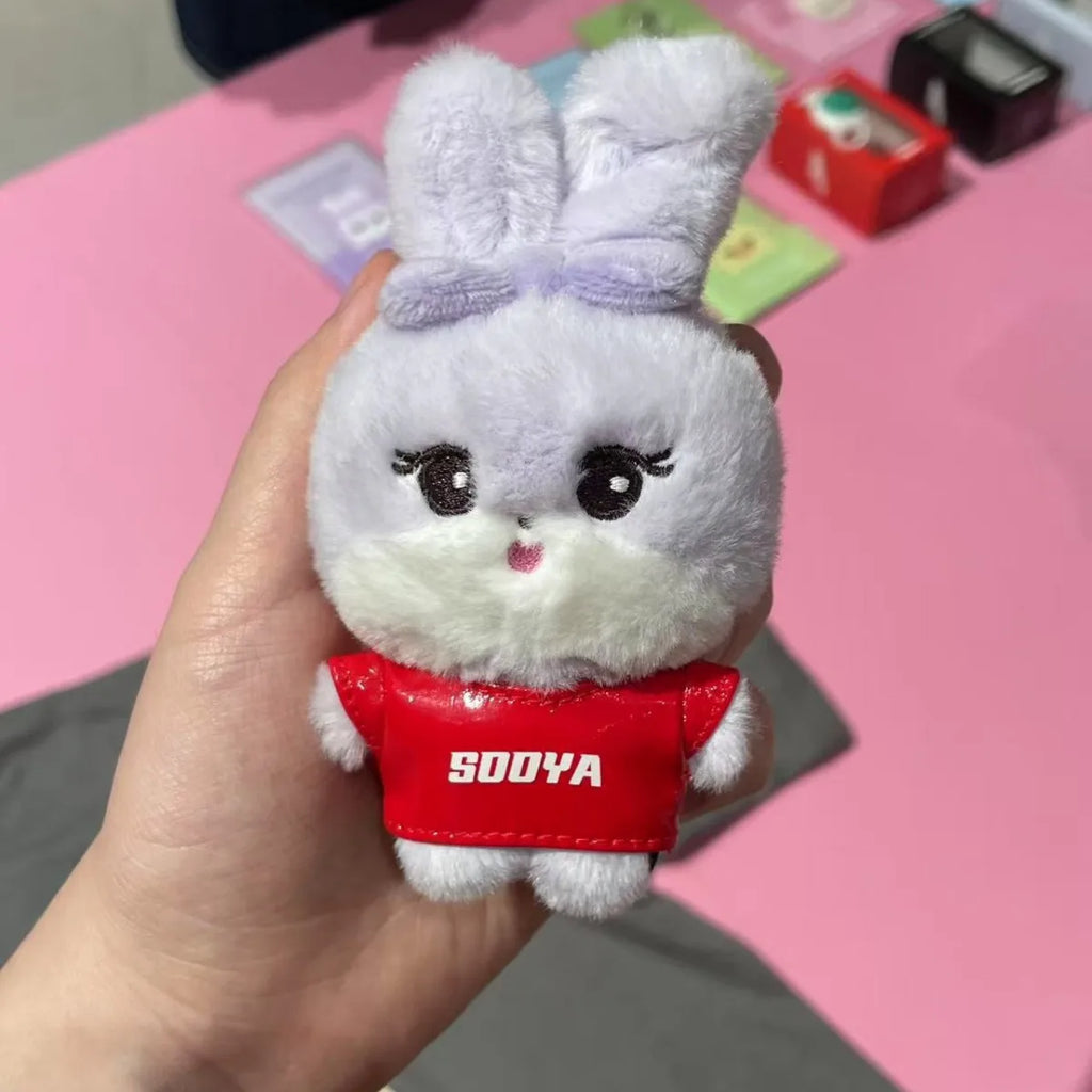 Animal Character Plush and Charm Keychain