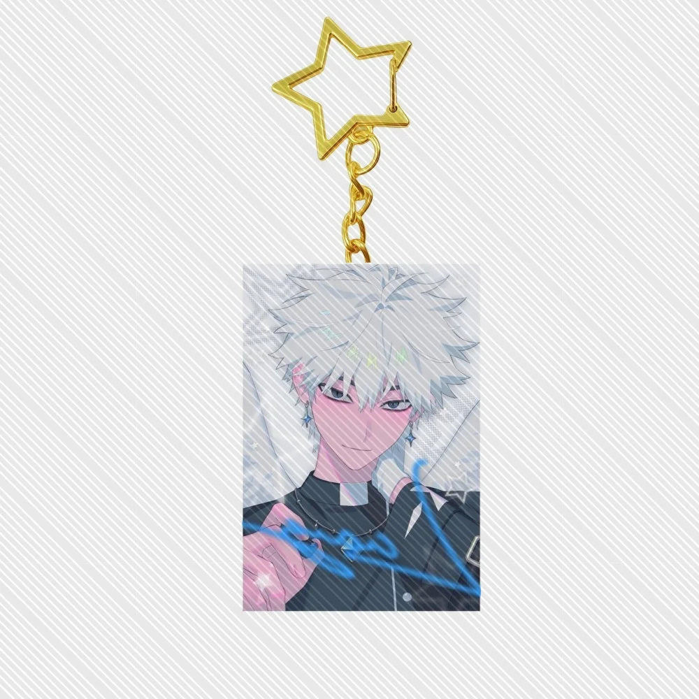 Link Click Acrylic Keychain with Lobster Clasp