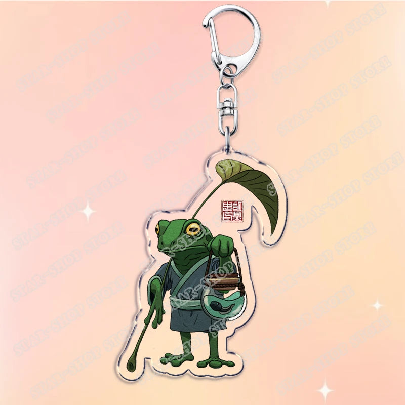 Anime Acrylic Charm Keychain with Lobster Clasp