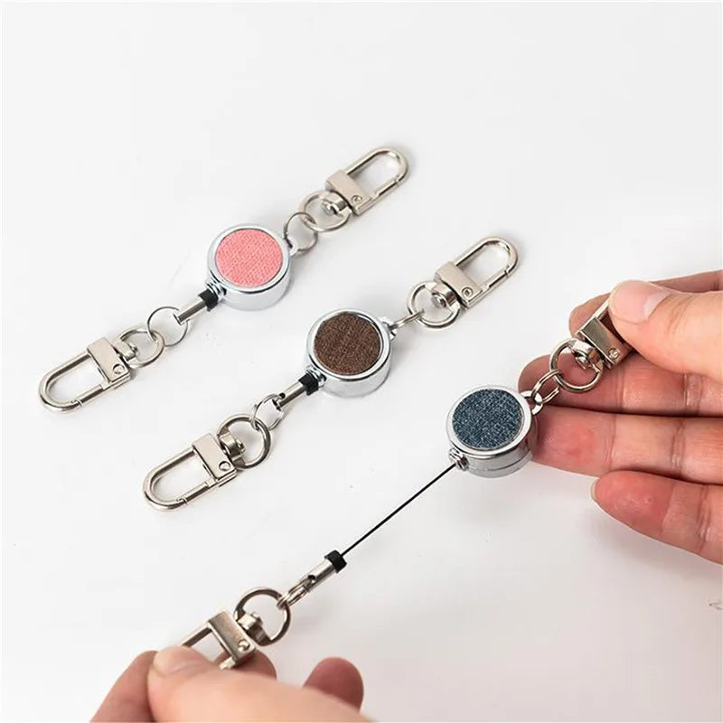 Aluminium Retractable Badge Reel and Keychain