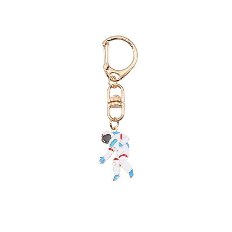 Celestial Charm Keychain with D-Ring Clasp