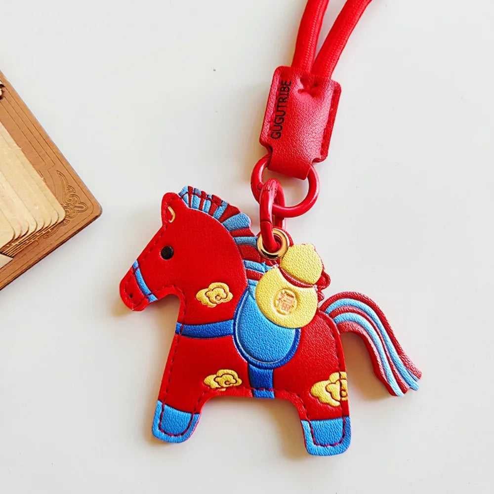Horse Access Card Keychain with Carabiner