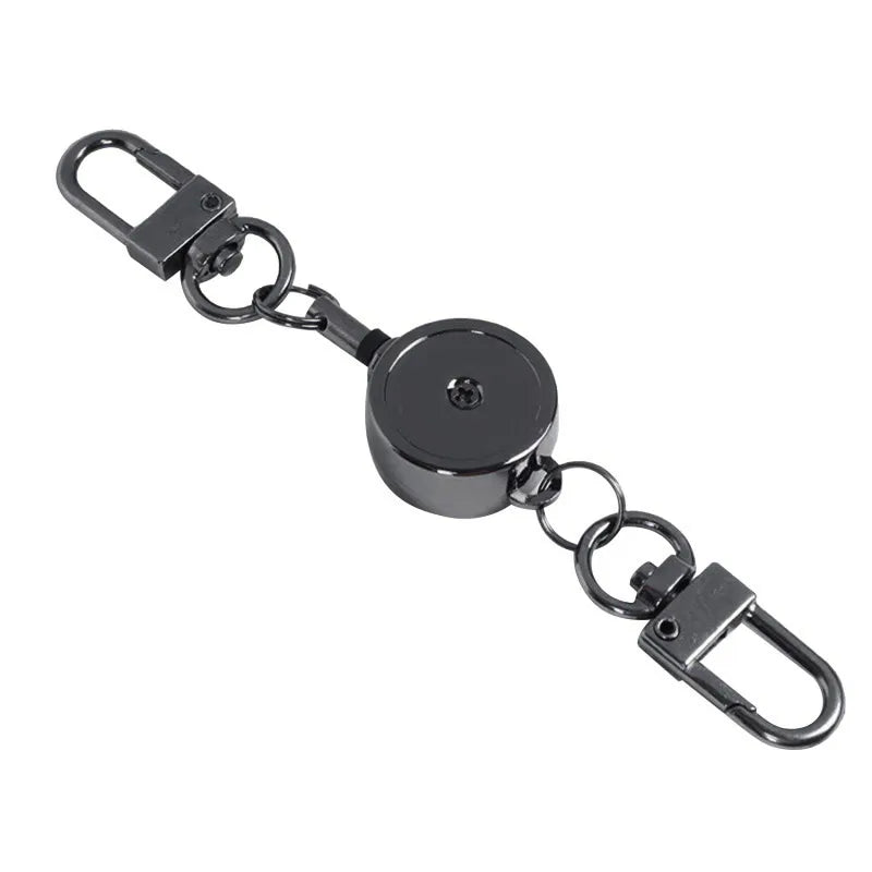 Aluminium Retractable Badge Reel and Keychain