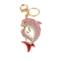 Rhinestone Dolphin Keychain and Bag Charm