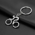 Zinc Alloy Bicycle Keychain