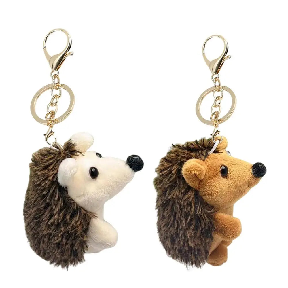 Plush Hedgehog Keychain Bag Charm