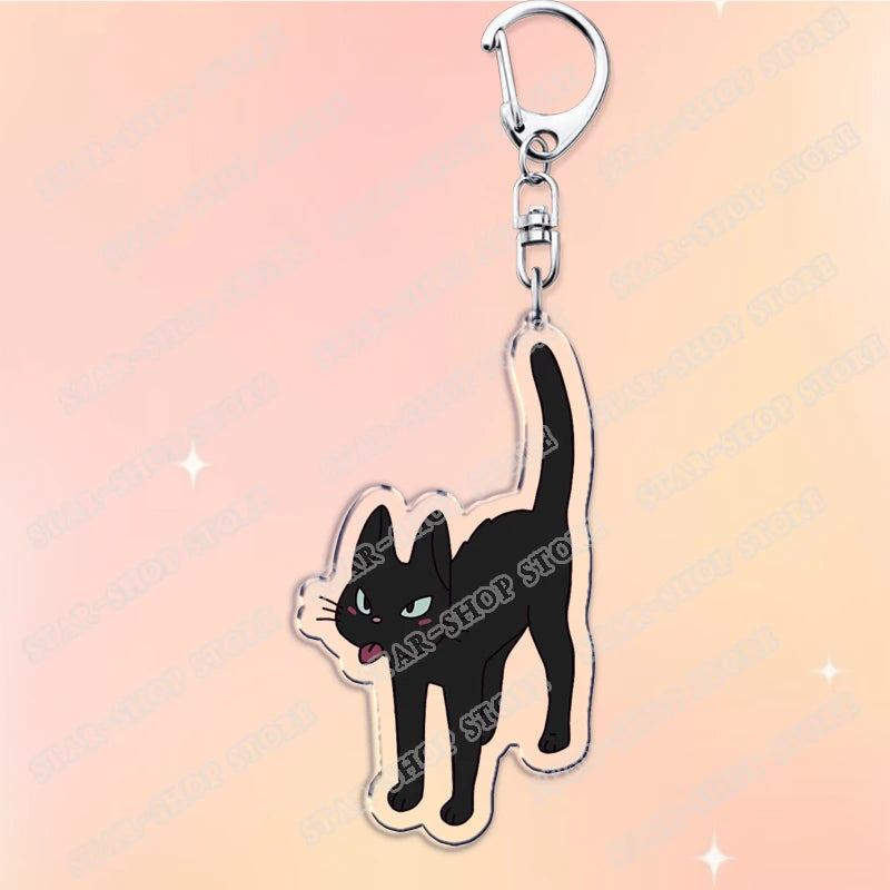 Anime Acrylic Charm Keychain with Lobster Clasp