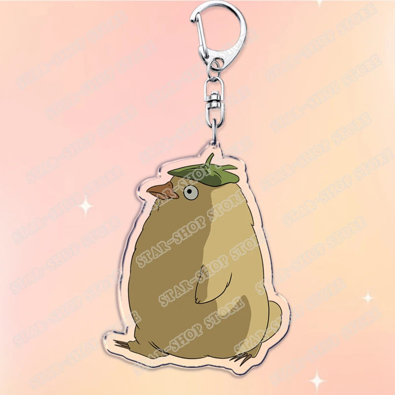 Anime Acrylic Charm Keychain with Lobster Clasp