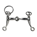 Snaffle Bit Keychain in Silver-Tone Alloy