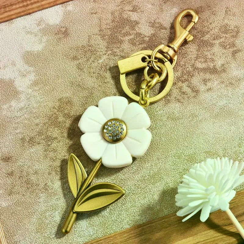Floral Charm Keychain and Bag Pendant