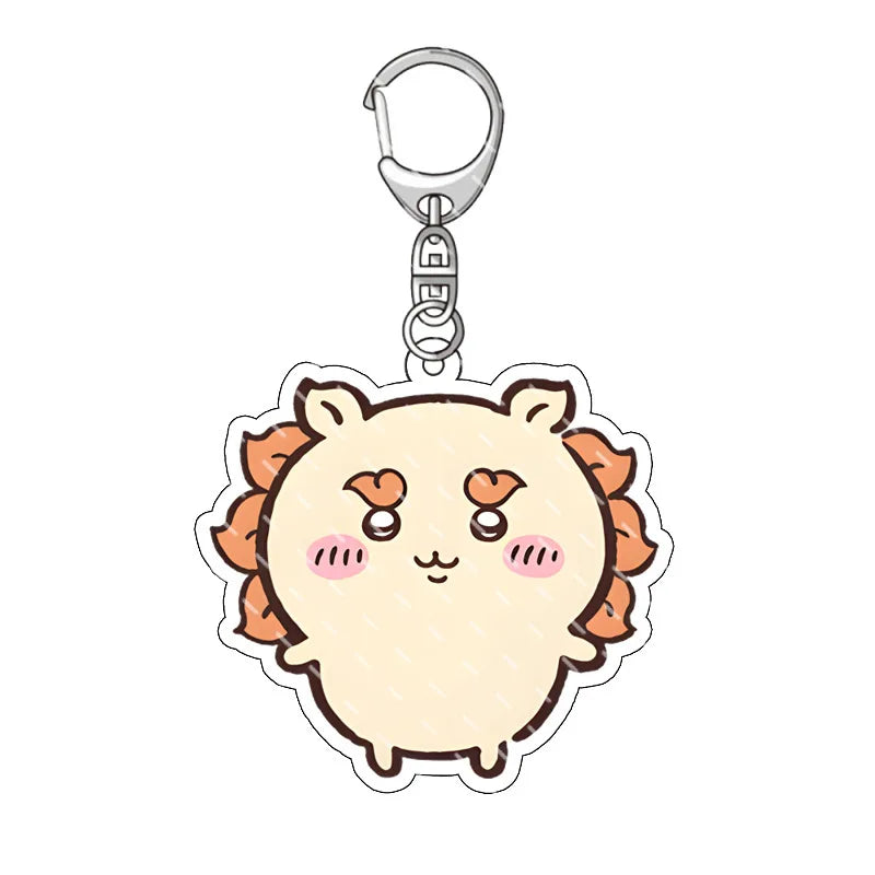 Cute Acrylic Keychain  All Character Variations 2-Sided Printed Charms for Backpacks  Keys Perfect Kawaii Gift for Fans