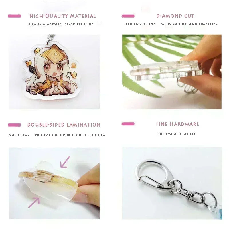 Metal Slug Acrylic Keychain with Lobster Clasp