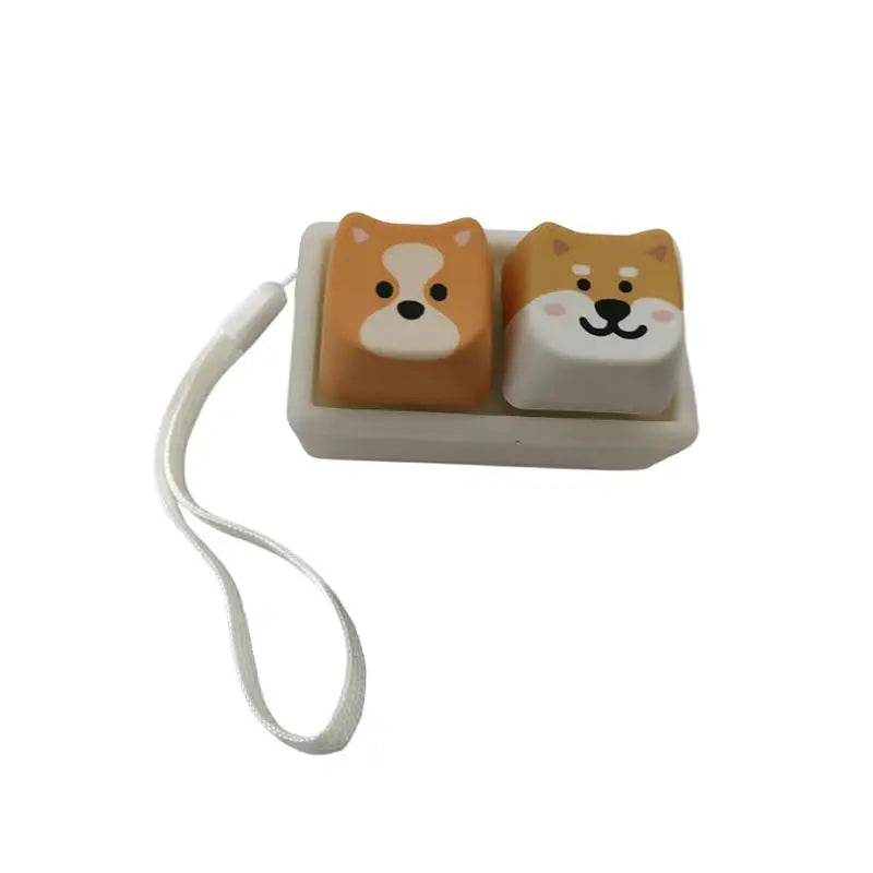 Animal Keycap Fidget Keychain
