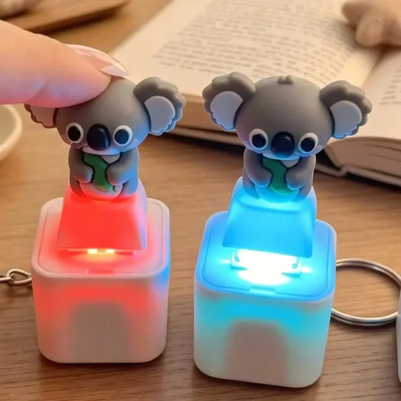 Rechargeable Koala Mechanical Switch Keychain