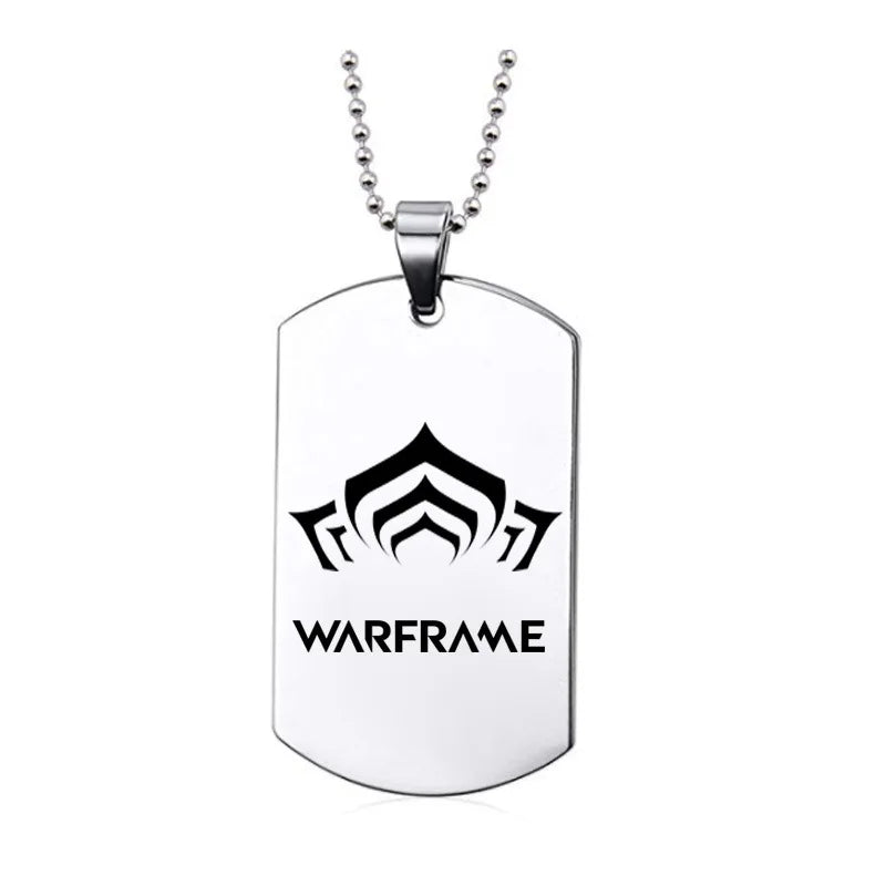 Warframe Metal Keychain for Keys and Bags
